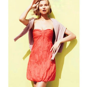 J CREW Strapless Cotton Astin Dress 6 NWT $138